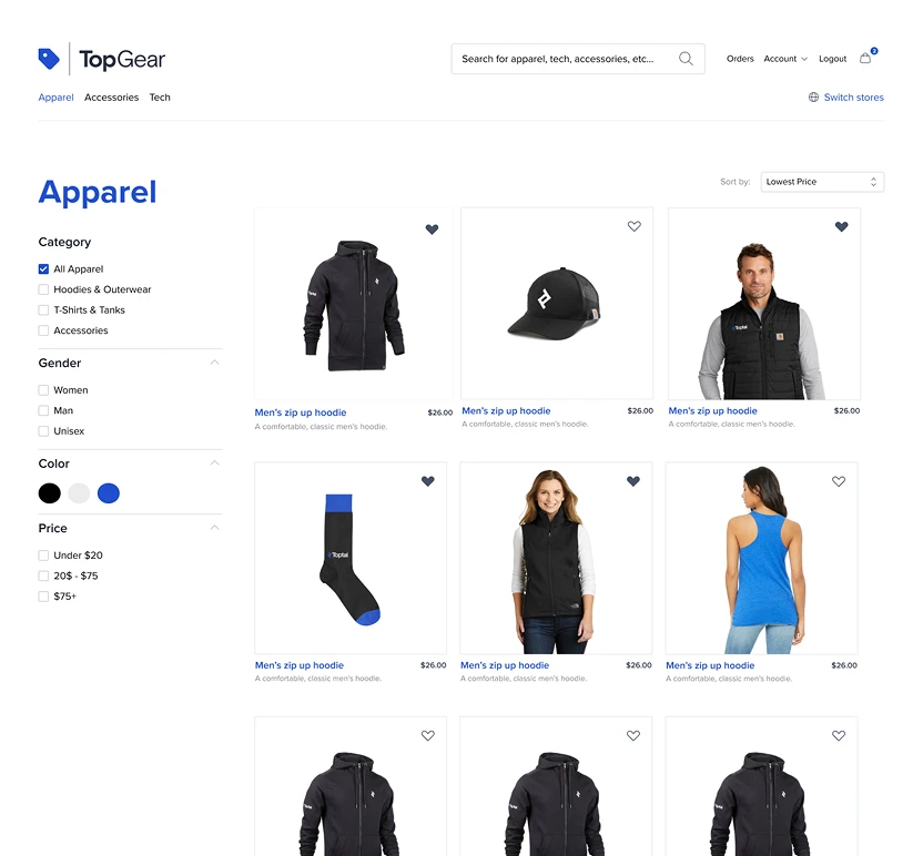 TopGear design detail