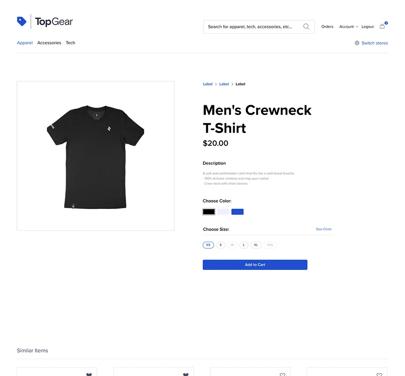 TopGear design detail